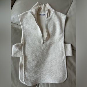 Zara Cotton Vest White